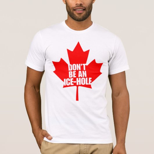 Canada, geen ijskat t-shirt (Voorkant)