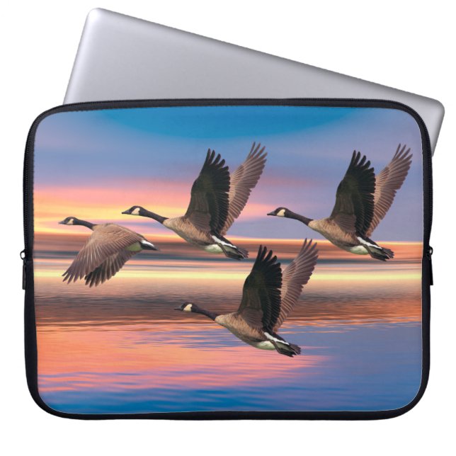 Canada Geese afbeelding voor Electronics Bag Laptop Sleeve (Voorkant)