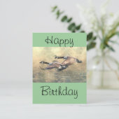 Canada Geese Briefkaart (Staand voorkant)