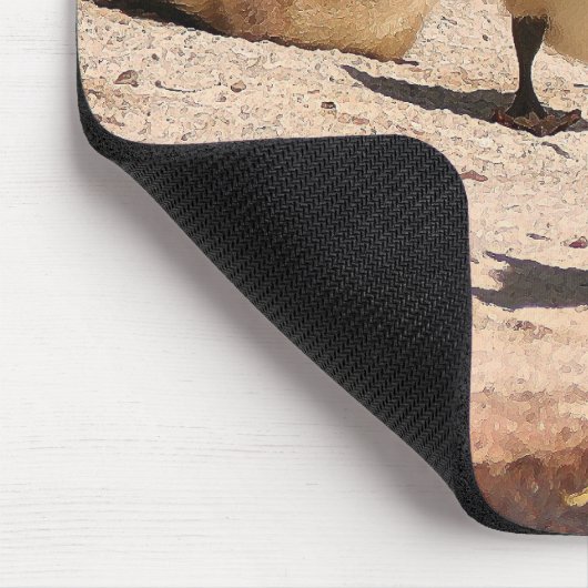 Canada Geese Goslings Mousepad Muismat (Hoek)