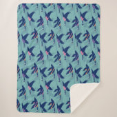 Canada Geese Sherpa Deken (Voorkant)