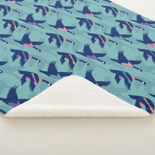 Canada Geese Sherpa Deken (3/4)