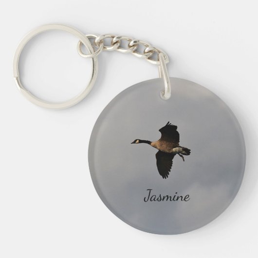 Canada Geese Sleutelhanger (Voorkant)