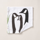 Canada Geese vogels Wildlife Grasses Bath Towel Se Bad Handdoek (Wasdoekje)