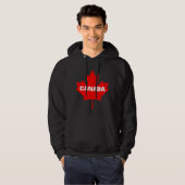 Canada | Gehakt overhemd Hoodie (Voorkant volledig)