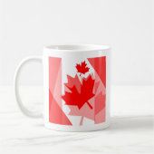 CANADA (Gelaagde stijl in Canadese rode Maple Leaf Koffiemok (Links)