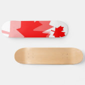 CANADA (Gelaagde stijl in Canadese rode Maple Leaf Persoonlijk Skateboard (Horizontaal)