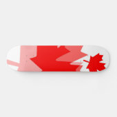 CANADA (Gelaagde stijl in Canadese rode Maple Leaf Persoonlijk Skateboard (Horizontaal)