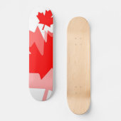 CANADA (Gelaagde stijl in Canadese rode Maple Leaf Persoonlijk Skateboard (Voorkant)