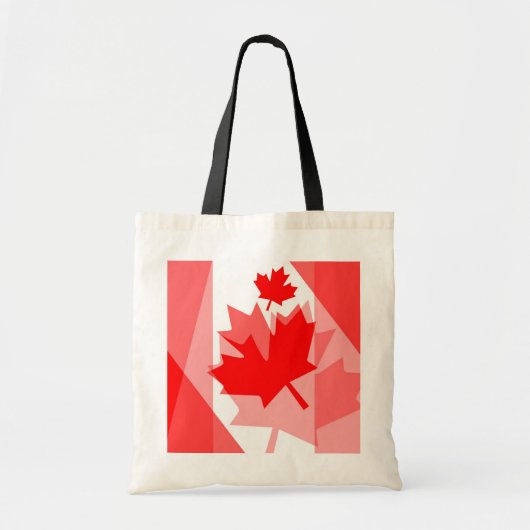 CANADA (Gelaagde stijl in Canadese rode Maple Leaf Tote Bag (Voorkant)