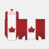 Canada Geschenkdoos Gepersonaliseerde Canada vlag  Bedankdoosjes (Uitgevouwen)