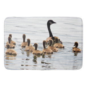 Canada Gese Baby Vogels Wilde Levensdieren Bath Ma Badmat