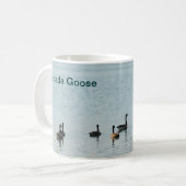 Canada Gese en Cattails Koffiemok (Voorkant links)