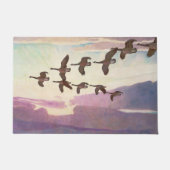 Canada Gese in lente door Newell Convers Wyeth Deurmat (Voorkant)