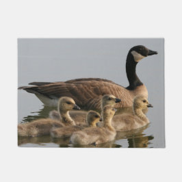 Canada Gese - Moeder Goose en Baby Goslings Deurmat