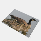 Canada Gese - Moeder Goose en Baby Goslings Deurmat (Schuin)