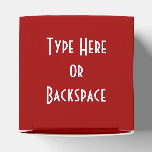 Canada Gift Box Personaliseer Canada Leaf Gift Box Bedankdoosjes (Bovenkant)