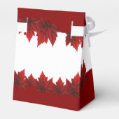 Canada Gift Box Personaliseert Autumn Leaf Gift Ba Bedankdoosjes (Achterkant)