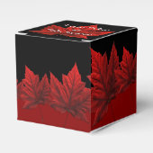 Canada Gift Box Personaliseert Autumn Leaf Gift Bo Bedankdoosjes (Voorkant Zijde)