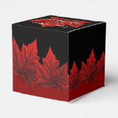 Canada Gift Box Personaliseert Autumn Leaf Gift Bo Bedankdoosjes (Achterkant)