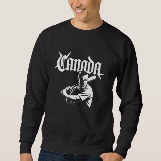 Canada Gift Flag Varsity Canadian Toronto Retro VI Trui (Voorkant)