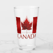 Canada Glass Canada Flag Souvenir Glasses Custom Glas (Voorkant)