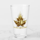 Canada Glass Gold Medal Canada Glasses Custom Glas (Achterkant)