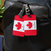 Canada '' Glorieus en Vrij  Bagage Label