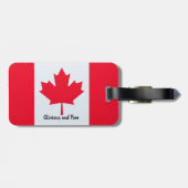 Canada 'Glorious and Free Bagagelabel (Achterkant horizontaal)