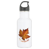Canada Gold Maple Leaf Souvenir Waterfles (Voorkant)