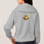 Canada Gold Medal Girl's Canada Hooded Jassen (Achterkant)