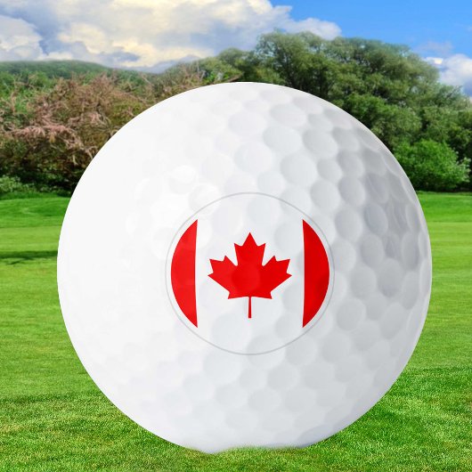 Canada Golf Balls, Canadian Flag Golfers/Patriots Golfballen