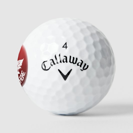 Canada Golf Balls Personalized Canada Golf Gifts Golfballen (Logo)