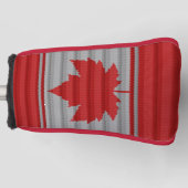 Canada Golf geeft Canada Maple Leaf Putter Hoesje Golfheadcover (Voorkant)