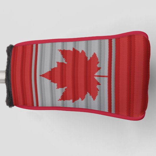 Canada Golf geeft Canada Maple Leaf Putter Hoesje Golfheadcover (Voorkant)