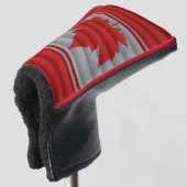 Canada Golf geeft Canada Maple Leaf Putter Hoesje Golfheadcover (3/4 voorkant)