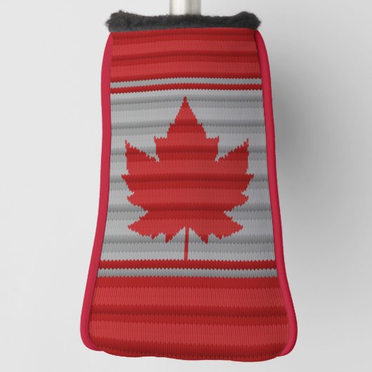 Canada Golf geeft Canada Maple Leaf Putter Hoesje Golfheadcover (Draai 90)