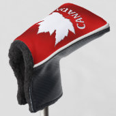 Canada Golf Gifts Gepersonaliseerd Canada Putter H Golfheadcover (3/4 voorkant)