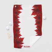 Canada Golf Handdoek Canada Vlag Golf Handdoeken (Insitu)