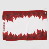 Canada Golf Handdoek Canada Vlag Golf Handdoeken (Horizontaal)