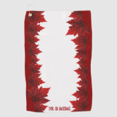 Canada Golf Handdoek Canada Vlag Golf Handdoeken (Voorkant)