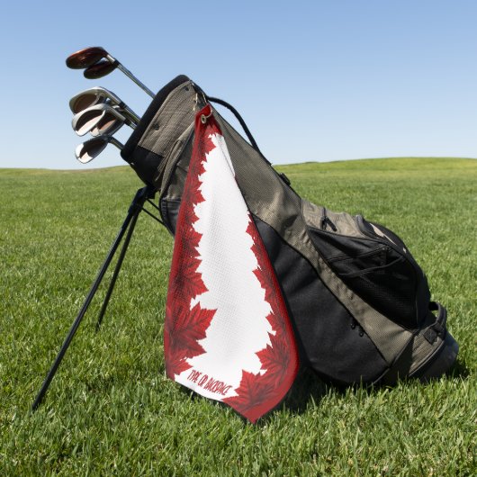 Canada Golf Handdoek Canada Vlag Golf Handdoeken (Groen)