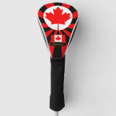 Canada Golf & premium Canadese vlag / Patriots Golfheadcover (Voorkant)