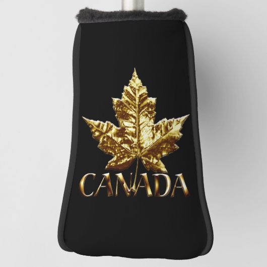 Canada Golf Putter Club Hoesje Sporty Canada Gold Golfheadcover (Draai 90)