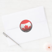 Canada Golf Ronde Sticker (Envelop)