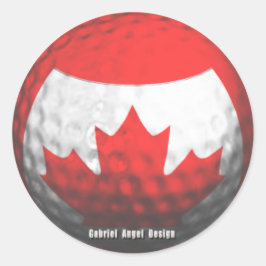 Canada Golf Ronde Sticker