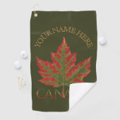 Canada Golf Towel Canada Maple Leaf Golf Towels Golfhanddoek (Insitu)