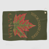 Canada Golf Towel Canada Maple Leaf Golf Towels Golfhanddoek (Horizontaal)