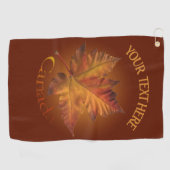 Canada Golf Towel Canada Maple Leaf Golf Towels Golfhanddoek (Horizontaal)