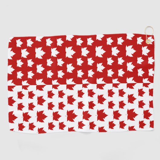 Canada Golf Towel Canada Maple Leaf Towels Golfhanddoek (Horizontaal)